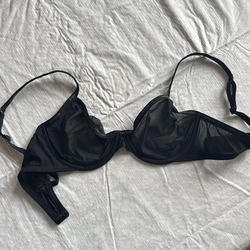 Calvin Klein Black Minimalist Bra Intimates